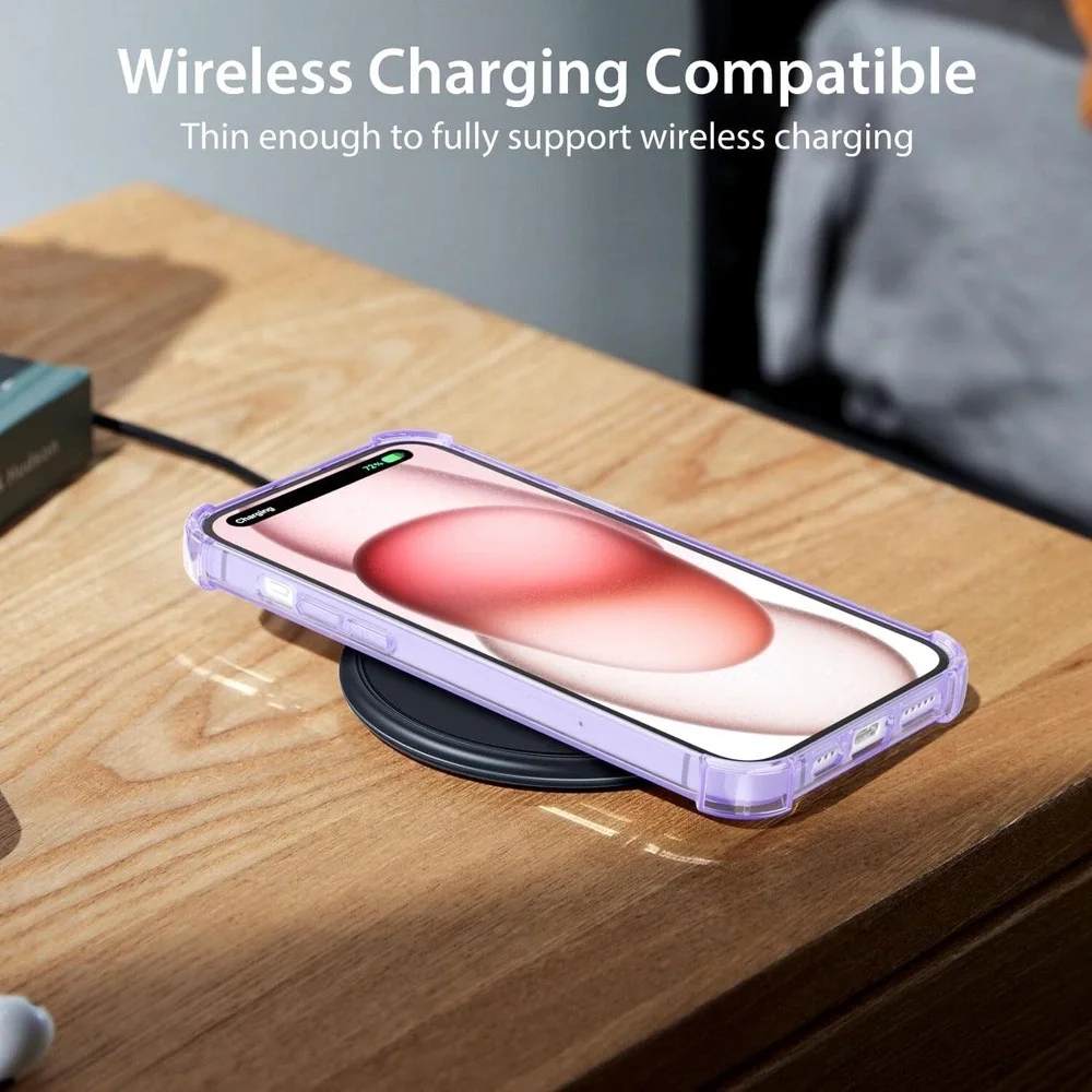 Case Clear for iPhone 15 Phone,‎ Transparent Crystal Thin Slim NEW